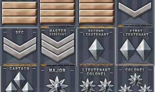 cf军衔图标 cf军衔图标