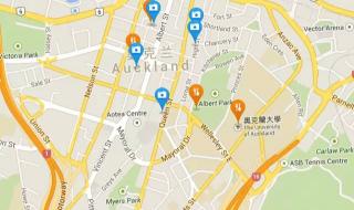 新西兰奥克兰地图 新西兰奥克兰地图